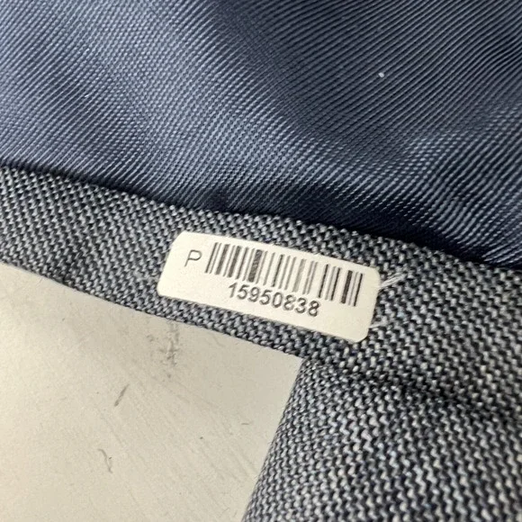 Jack Victor Loro Piana Men's Gray Super 130s‎Two Button Plaid Blazer 40